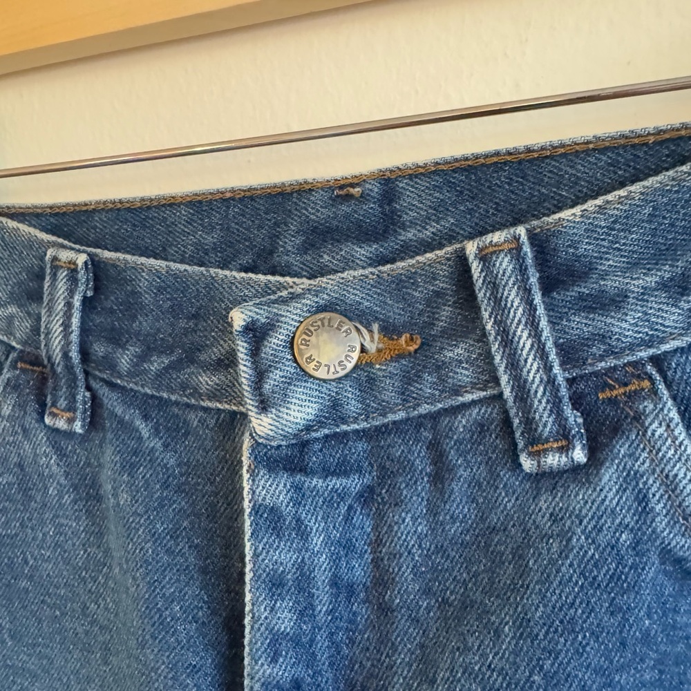 VINTAGE RUSTLER Blue jeans - Picture 2 of 8